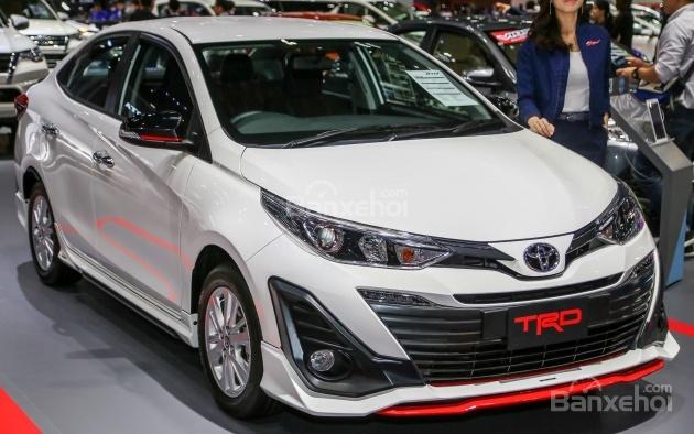 Toyota Yaris Ativ TRD 2018 tại triển lãm ô tô Bangkok đang diễn ra tại Thái Lan.