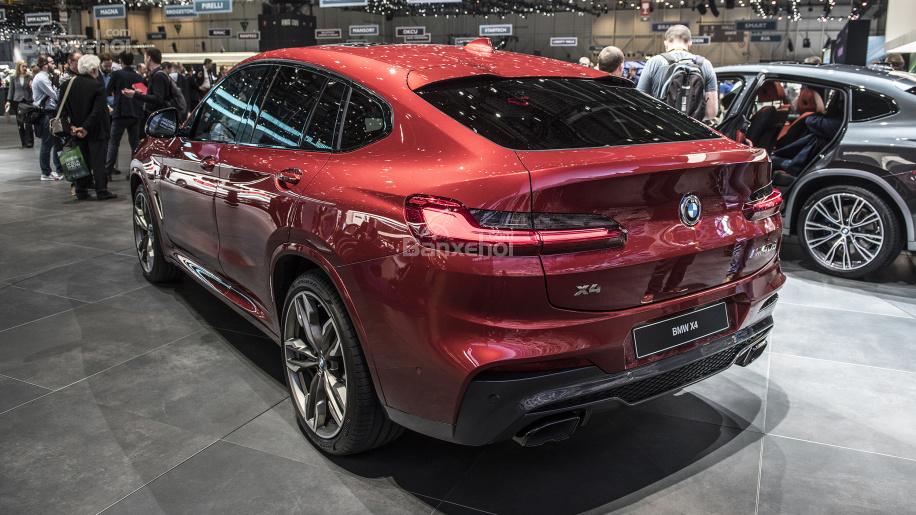 Đánh giá xe BMW X4 2019: Đuôi xe nhìn nghiêng.