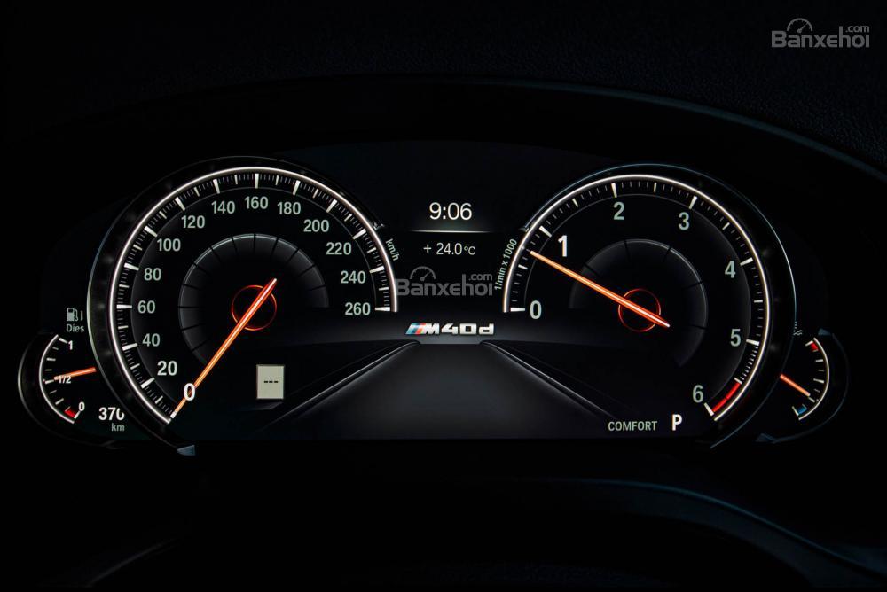 Đánh giá xe BMW X4 2019: Cụm đồng hồ kỹ thuật số.