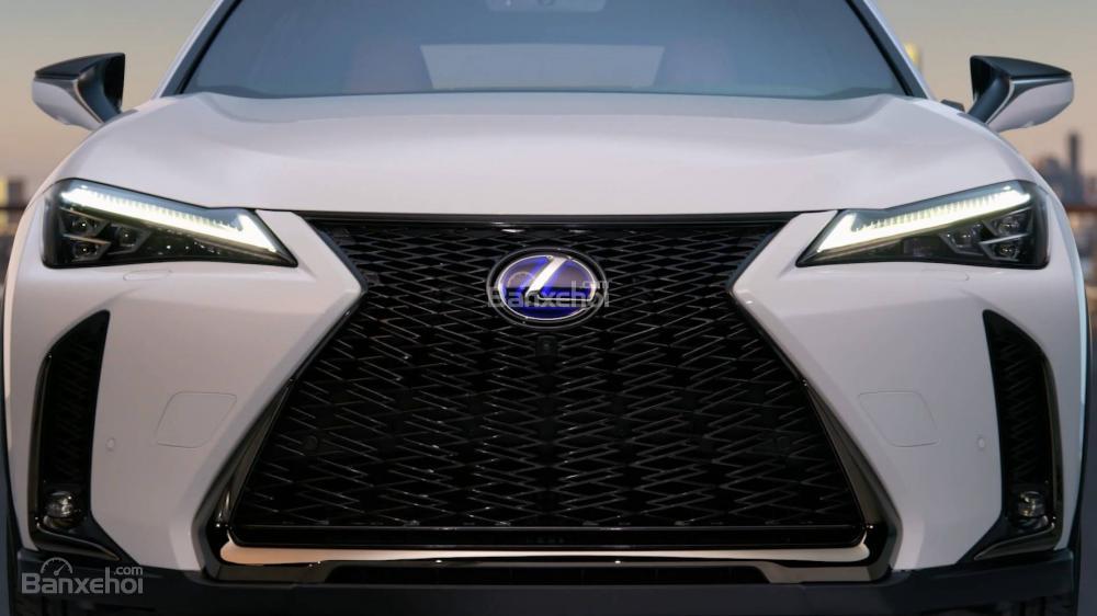 Đánh giá xe Lexus UX 2019 - 2020: Lưới tản nhiệt đặc trưng nhà Lexus.