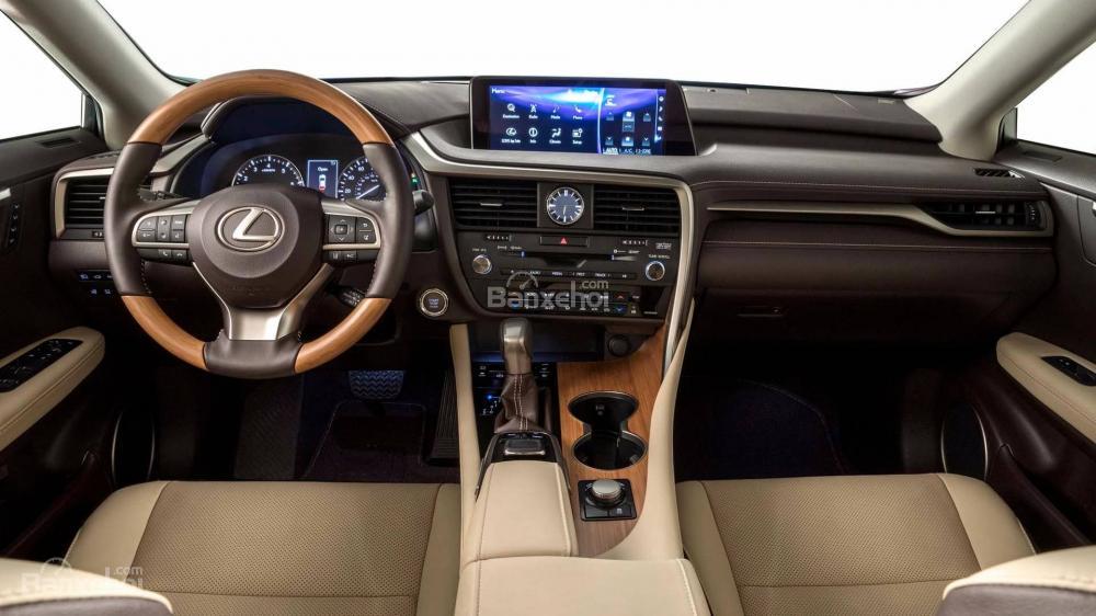 Khoang nội thất Lexus RX 350L 2018 bản 7 chỗ.