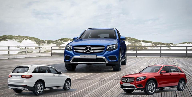 Các lựa chọn màu sơn ngoại thất dành cho Mercedes-Benz GLC200 2018...