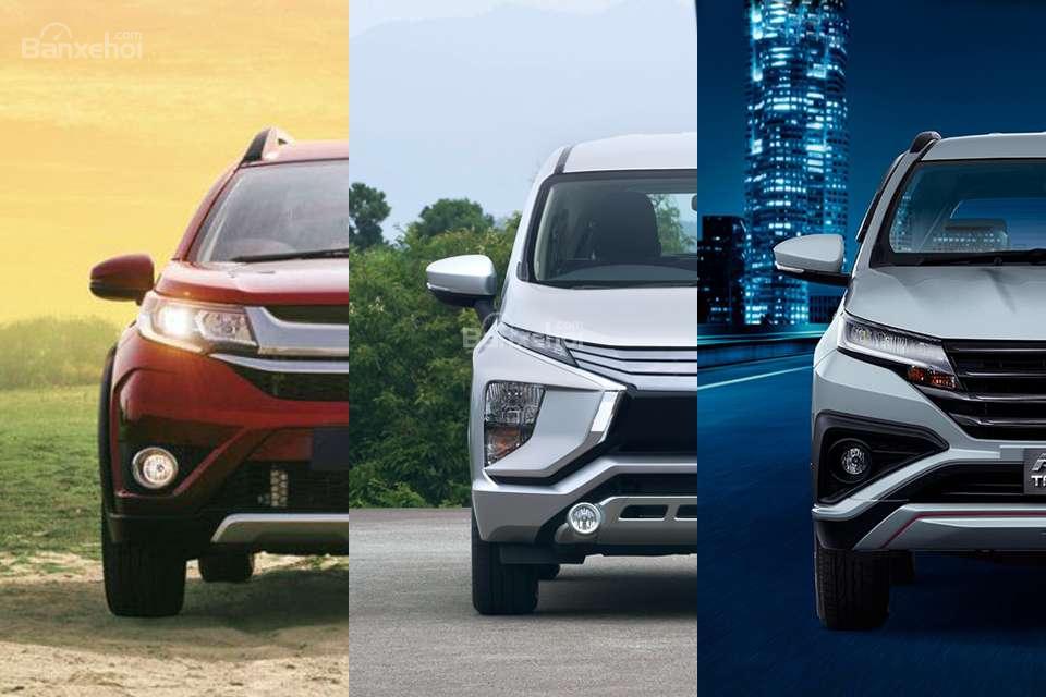 Bộ 3 MPV nhập mới cho khách Việt: Honda BR-V, Mitsubishi Xpander và Toyota Rush..