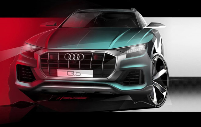 Chưa ra mắt, Audi Q8 đã gây ''''''''sốt'''''''' với thiết kế đột phá 2