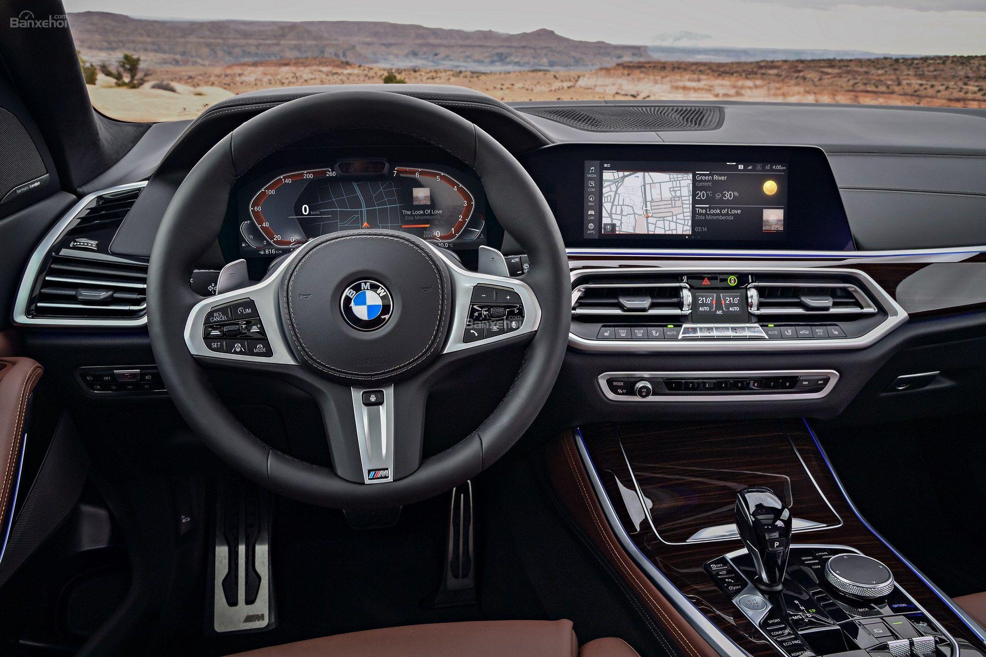 Đánh giá xe BMW X5 2019: Cụm màn hình đồng hồ lái và thông tin-giải trí z