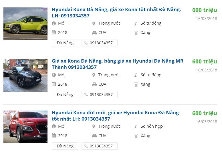 Hyundai Kona 2018 tăng giá tiền đặt cọc, dự đoán lắp ráp trong nước.
