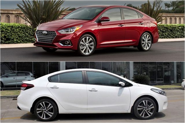 So sánh xe Hyundai Accent 1.4 AT 2018 hay Kia Cerato SMT 2018 về thân xe.