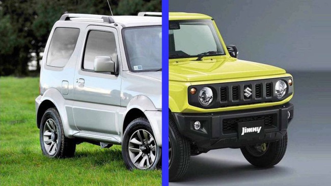 So sánh Suzuki Jimny sắp ra mắt với phiên bản 1998 