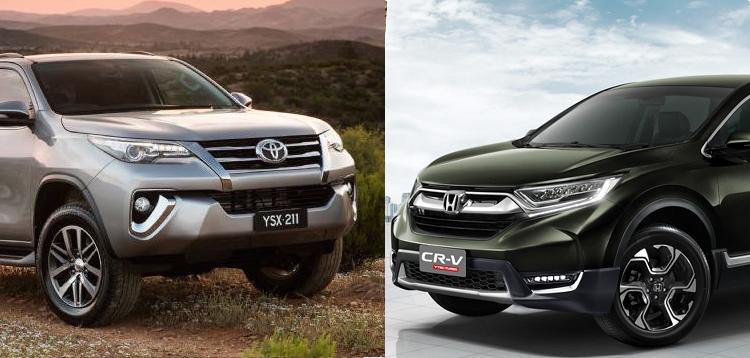 Loạt xe nhập miễn thuế tăng giá tháng 7: Honda CR-V và Toyota Fortuner châm ngòi ..