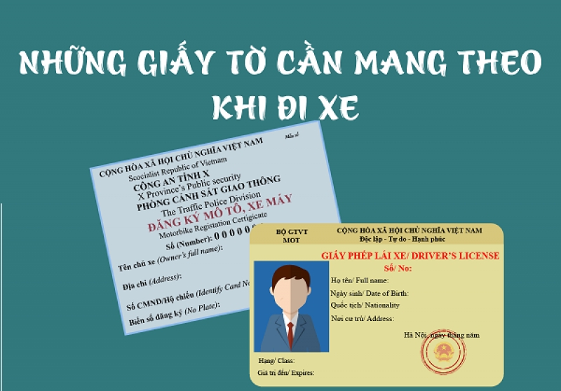 Những loại giấy tờ lái xe ô tô