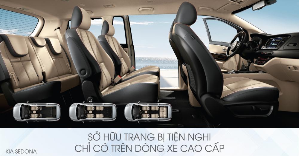 Kia Sedona 2018 sở hữu hàng loạt trang bị tiện nghi cao cấp..