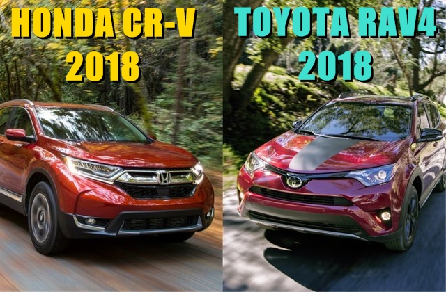 So sánh Honda CR-V 2018 và Toyota RAV4 2018