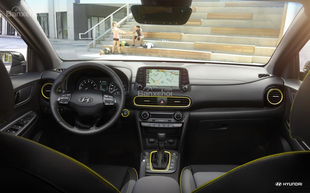 Nội thất Hyundai Kona 2018 chuẩn bị mở bán ..