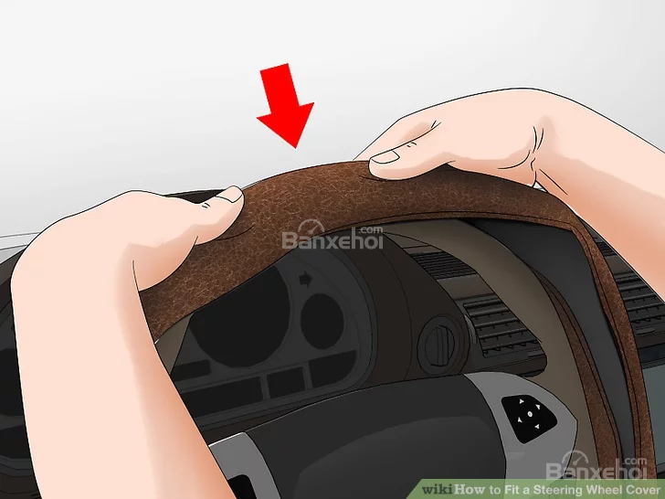 Hướng dẫn chi tiết cách bọc vô-lăng ô tô - cố định - 1