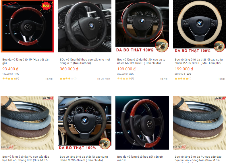 Hướng dẫn chi tiết cách bọc vô-lăng ô tô - mua - 1