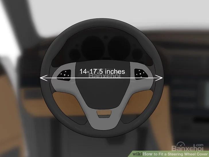 Hướng dẫn chi tiết cách bọc vô-lăng ô tô - đo - đường kính