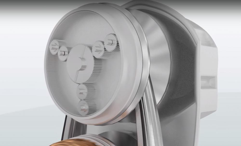 Bộ bánh răng hành tinh được bố trí trong hộp số CVT Bộ bánh răng hành tinh được bố trí trong hộp số CVT...