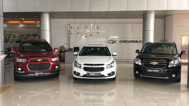 Tháng 8, Chevrolet Việt Nam tiếp tục dừng bán một loạt xe lắp ráp 1