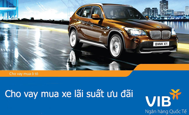 VIB - Lãi suất vay mua xe trả góp chỉ từ 7,99%/năm.