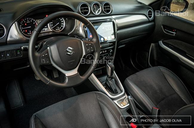 Đánh giá xe Suzuki Vitara 2018 bản GLX - màn hình - 1