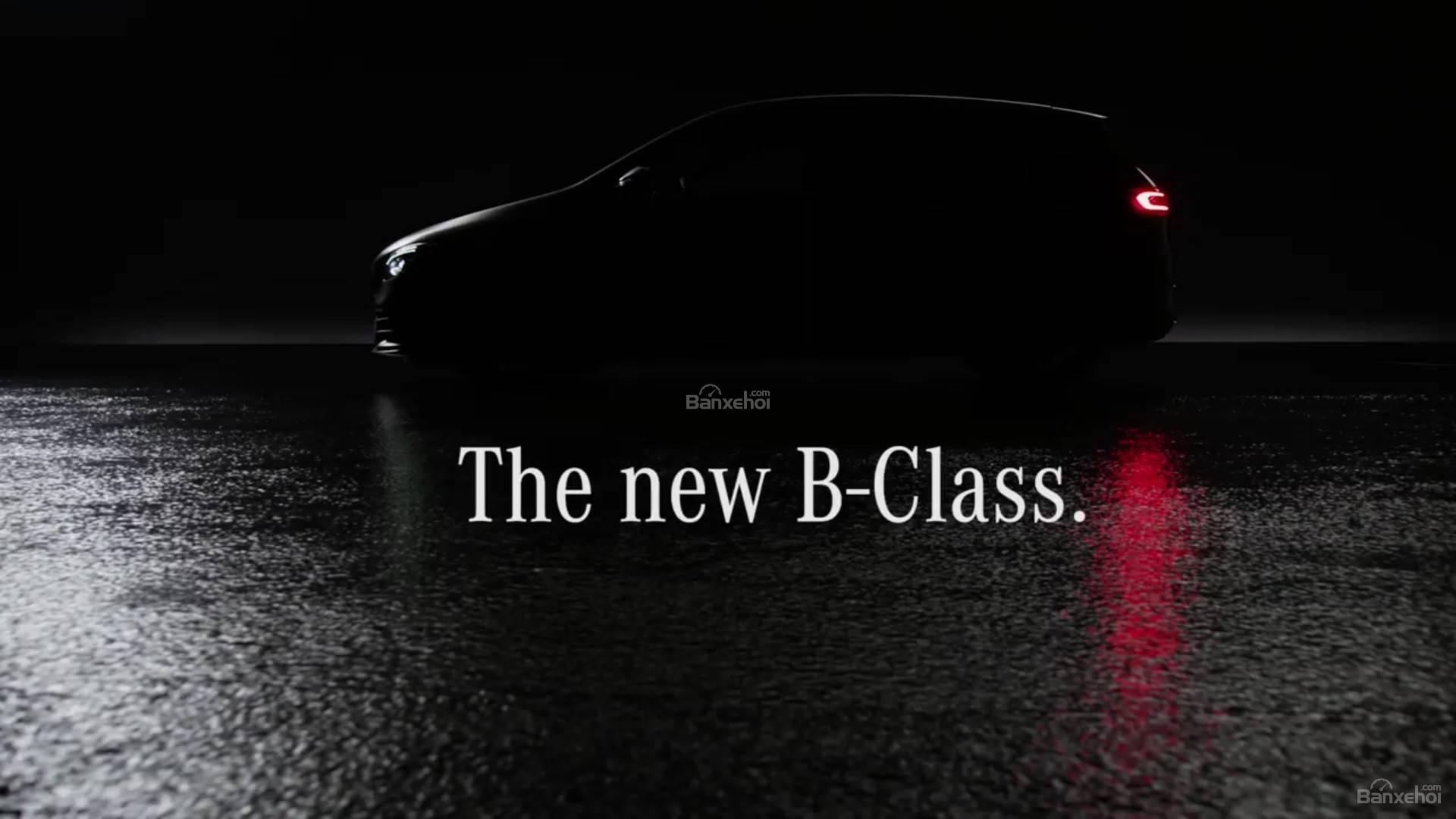 Mercedes-Benz B-Class 2019 tung teaser nhá hàng mới.