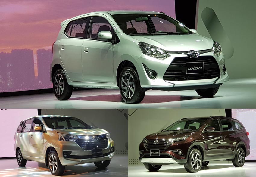 Vay mua trả góp Wigo, Rush và Avanza - 3 xe Toyota nhập giá rẻ mới..
