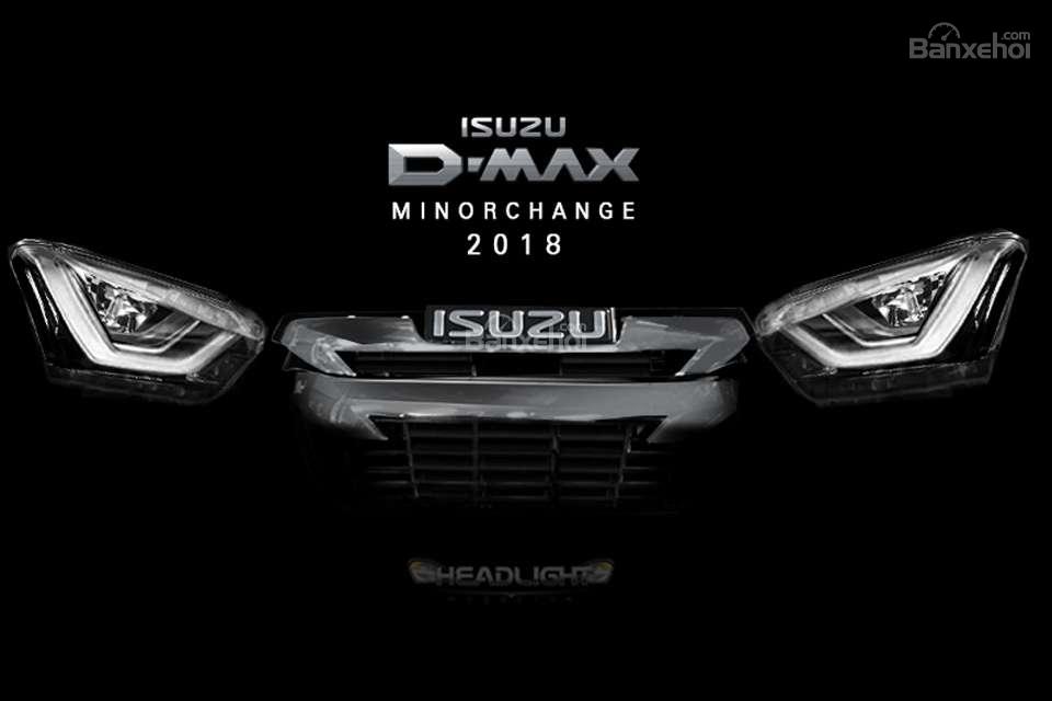 Isuzu D-Max 2018 facelift lộ teaser và đầu xe mới - 1