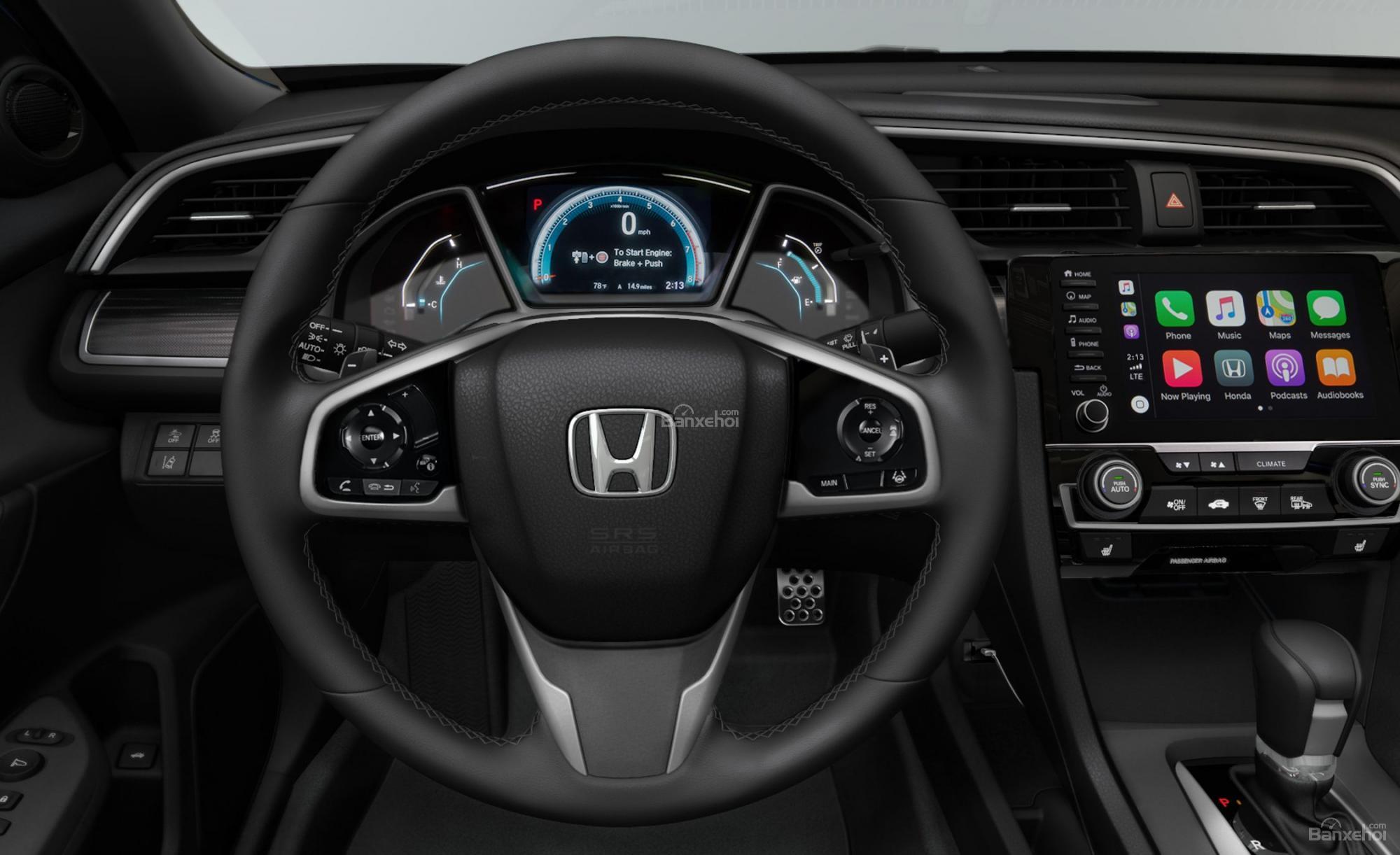 Đánh giá xe Honda Civic 2019 về trang bị tiện nghi.