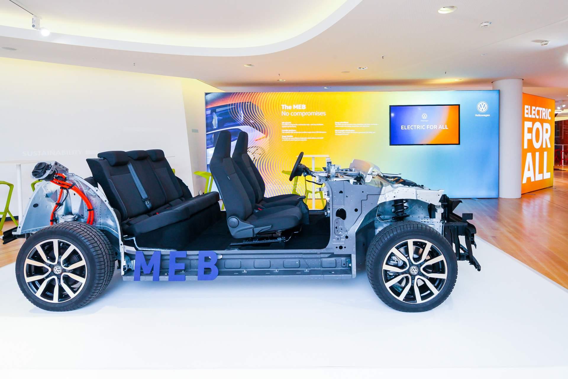 Nền tảng xe điện MEB của Volkswagen.