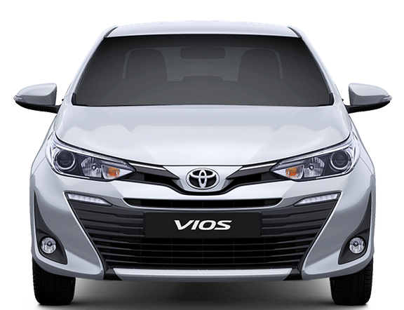 So sánh xe Toyota Vios 2019 và Mazda 2 2019 về đầu xe.