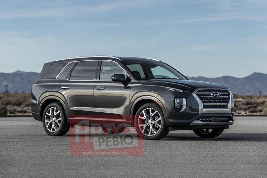 Ảnh rò rỉ của Hyundai Palisade 2020.