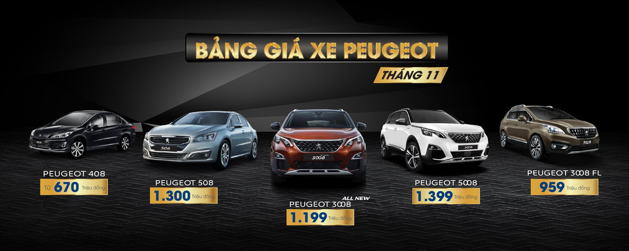 Khuyến mại tháng 11/2018: Peugeot 5008 và 3008 cùng nhận ưu đãi a2