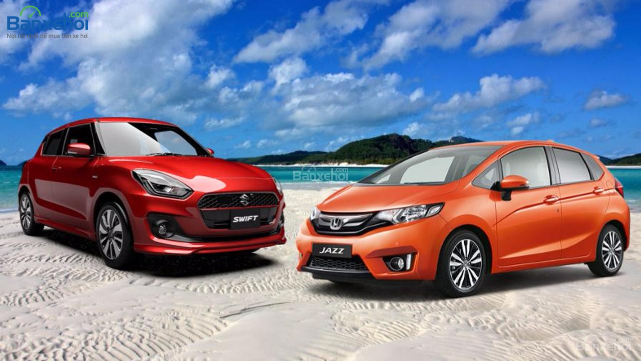 Suzuki Swift GLX và Honda Jazz RS: Bản cao cấp có gì? a1