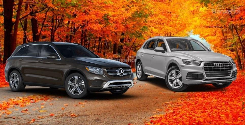 So sánh Mercedes-Benz GLC 2018 và Audi Q5 2018 về ngoại thất...