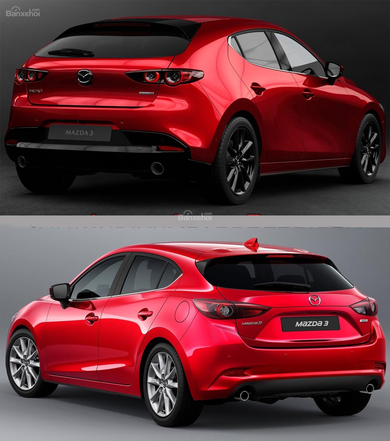 So sánh Mazda 3 2019 thế hệ mới và cũ qua hình ảnh trực quan