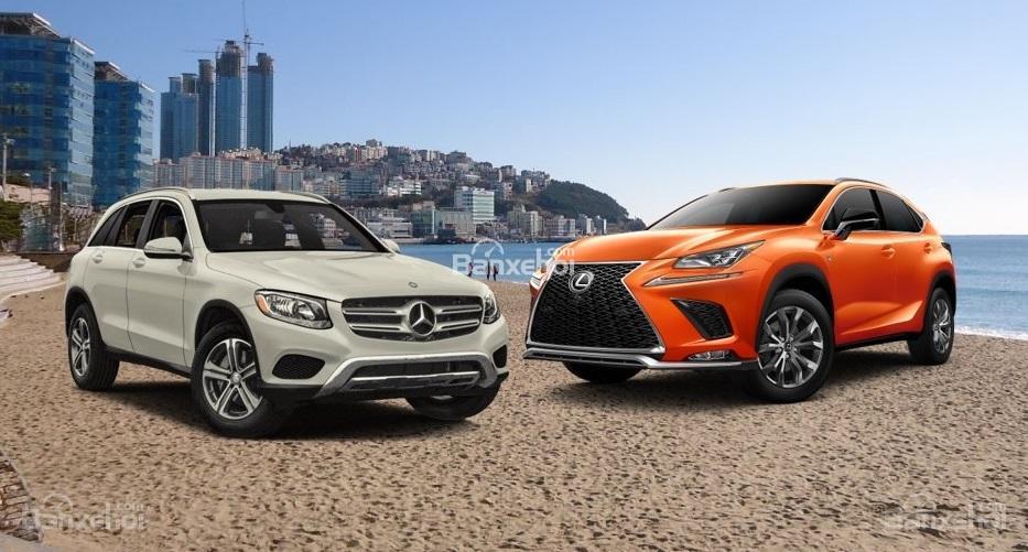So sánh Mercedes-Benz GLC và Lexus NX về ngoại thất...