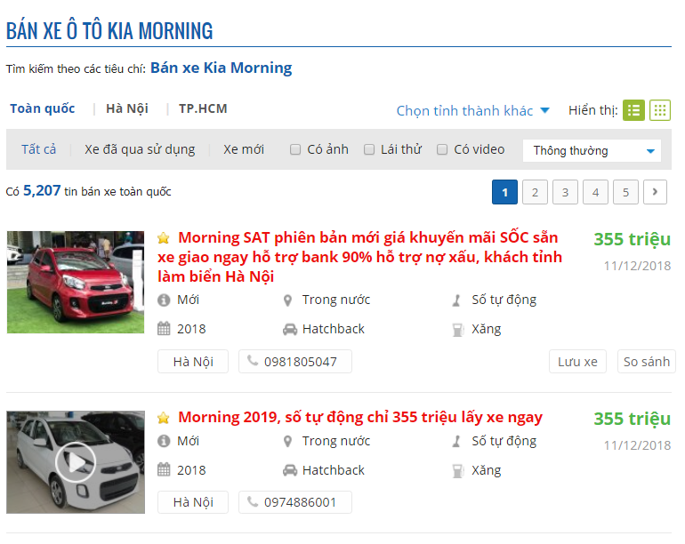 Kia Morning 2019 phiên bản mới giá 355 triệu đồng chính thức bán tại đại lý, lấy xe ngay - Ảnh 1.