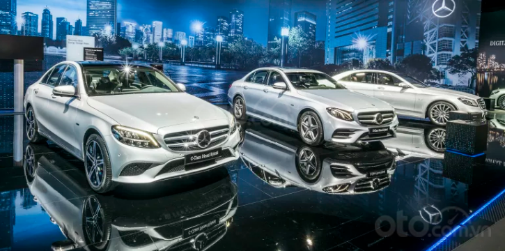 Mercedes-Benz C-Class, E-Class và S-Class tại triển lãm Hình ảnh Mercedes-Benz C-Class, E-Class và S-Class tại triển lãm