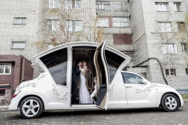 PT Cruiser Wedding Limo-Những mẫu limousine độc đáo nhất hành tinh,