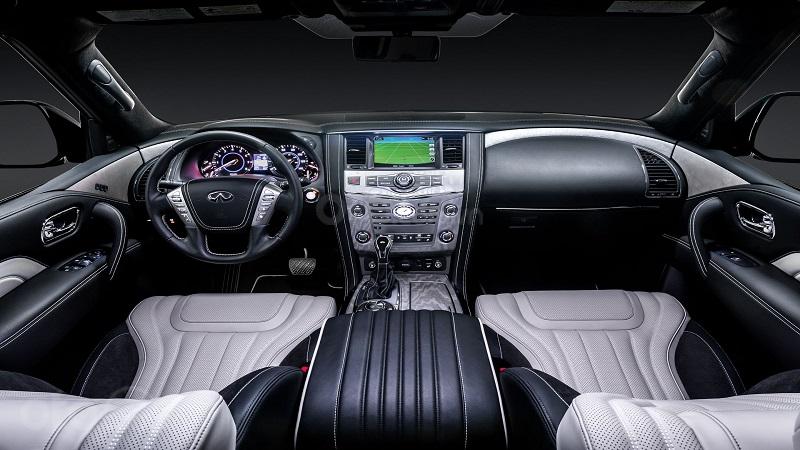 Khoang cabin Infiniti QX80 2019...