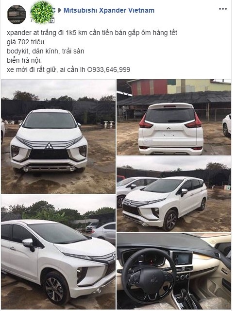 Mitsubishi Xpander cũ được rao bán bằng giá lăn bánh xe mới tại Việt Nam a2