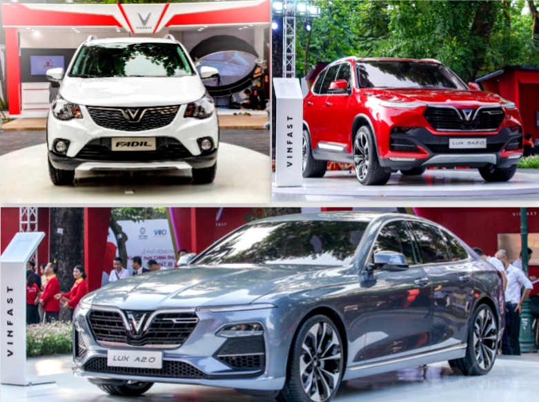 Bộ 3 xe ô tô VinFast chính thức gia nhập cuộc chơi tại Việt Nam từ năm 2019 Bộ 3 xe ô tô VinFast