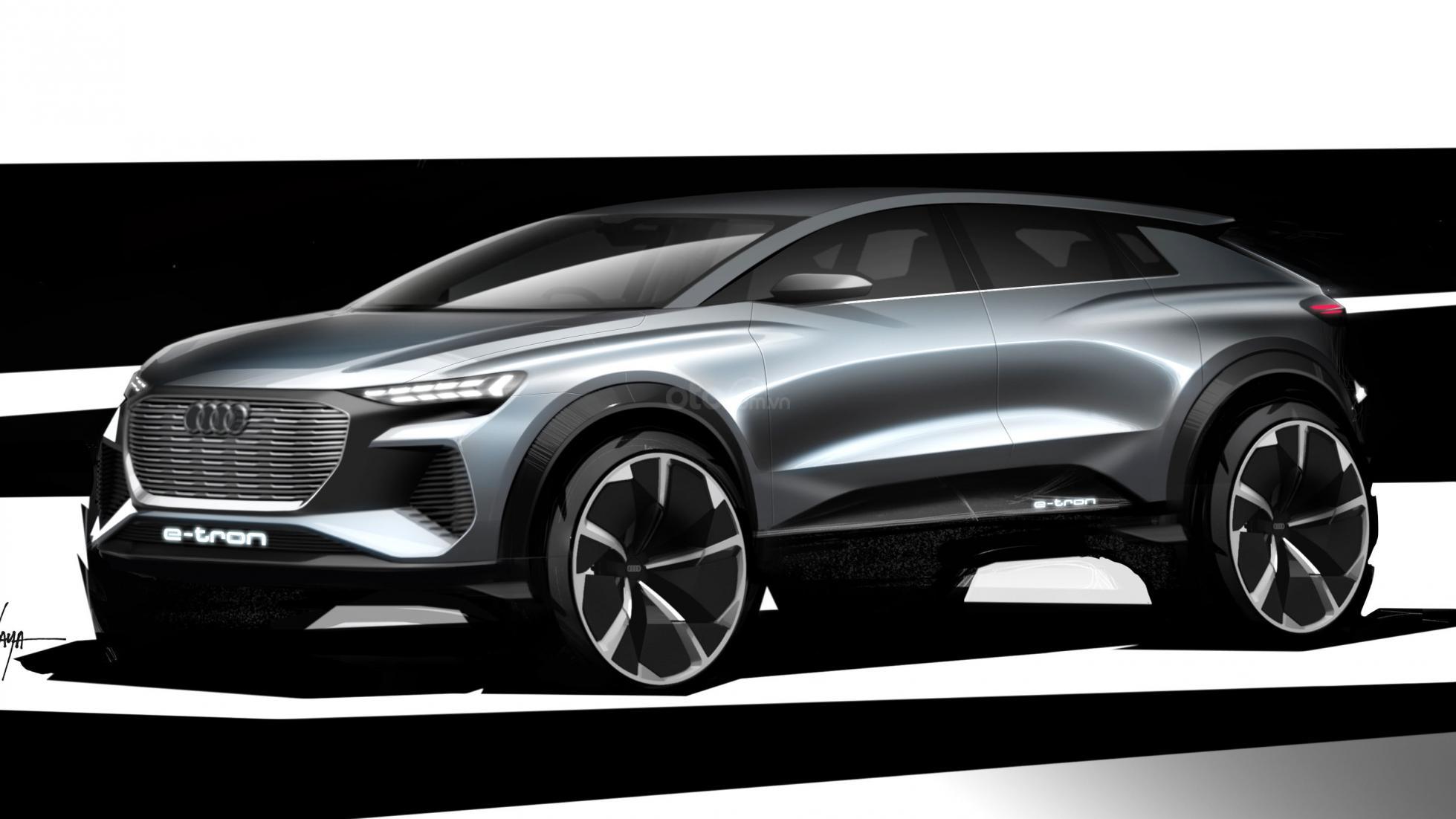 Audi Q4 e-tron thân xe