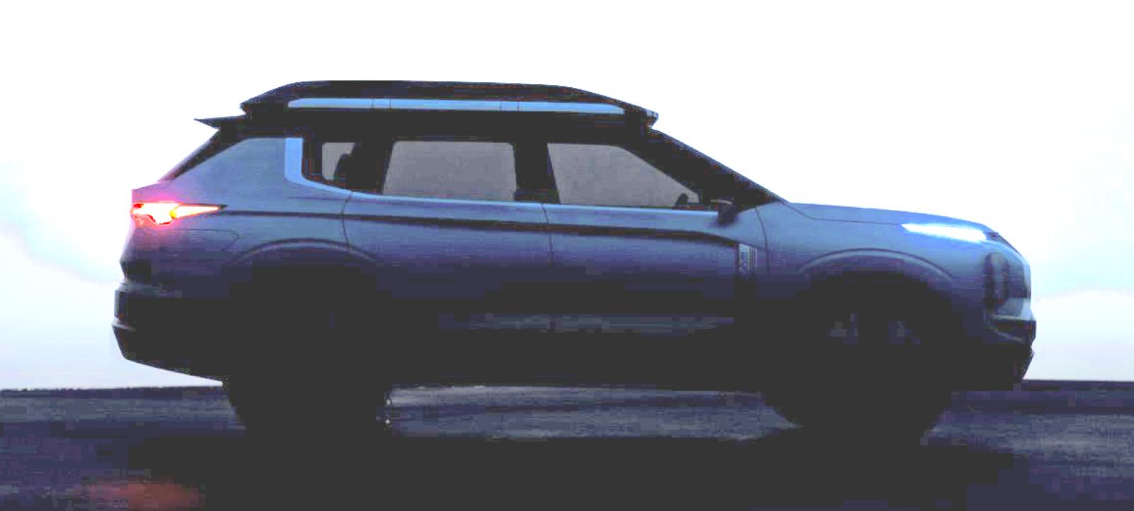 Ảnh màu Mitsubishi Engelberg Tourer Concept do người hâm mộ dựng lên theo teaser