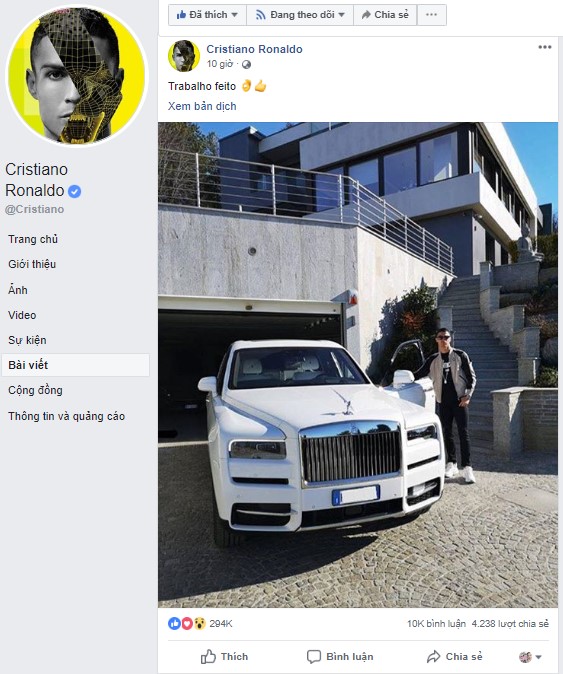 Cristiano Ronaldo bổ sung Rolls-Royce Cullinan vào bộ sưu tập xe hơi khủng 3 Cristiano Ronaldo bổ sung Rolls-Royce Cullinan vào bộ sưu tập xe hơi khủng a3