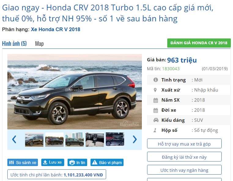 Hết thời bia kèm lạc, Honda CR-V quay vế đúng giá thật nhận ưu đãi từ 10-20 triệu đồng tại đại lý - Ảnh 1 Hết thời bia kèm lạc, Honda CR-V quay vế đúng giá thật nhận ưu đãi từ 10-20 triệu đồng tại đại lý - Ảnh 1.