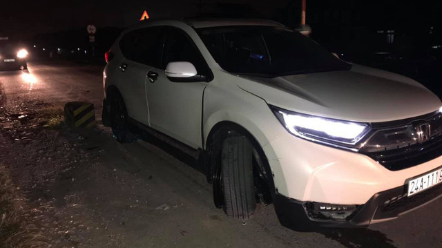 Honda CR-V 7 chỗ trong vụ tai nạn mới nhất ngày 15/11/2018 a1