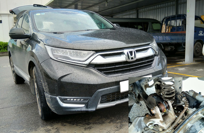 Honda CR-V 7 chỗ từng dính lùm xùm về tình trạng gỉ sét a1