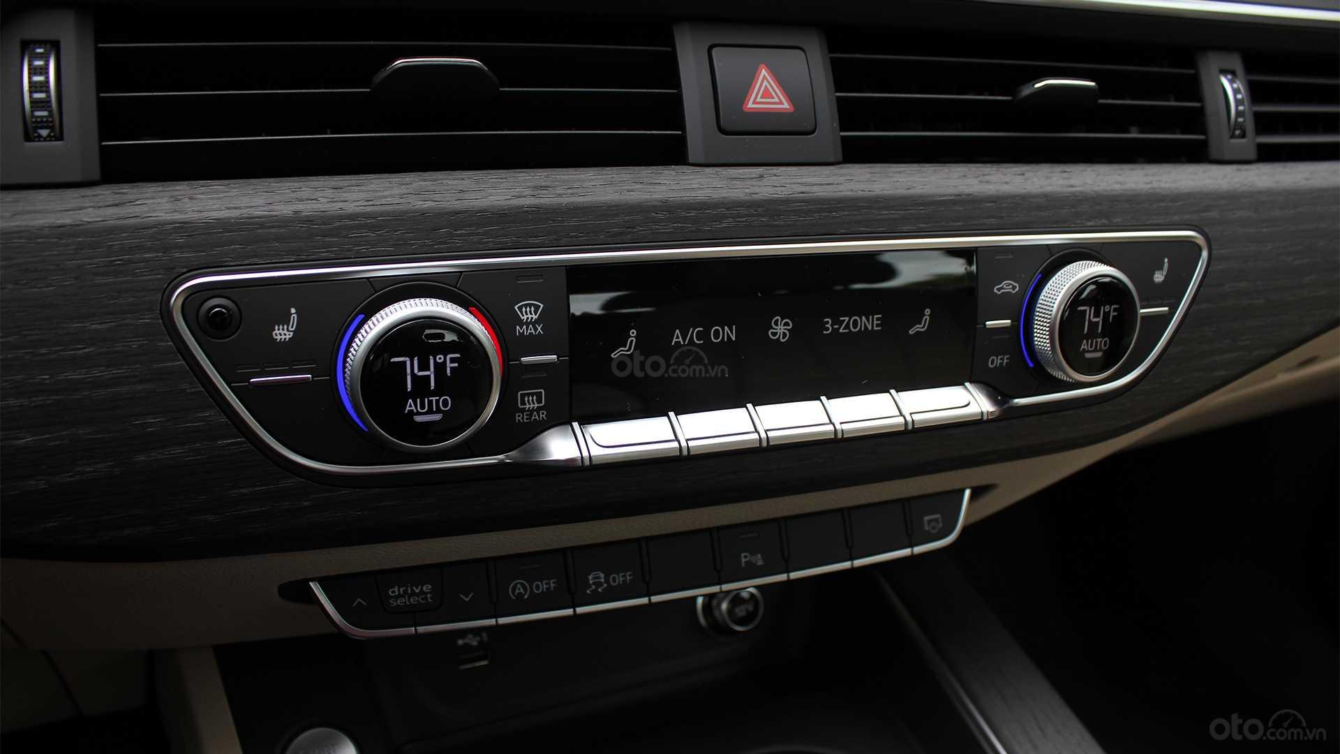 Đánh giá xe Audi A5 2019 - điều khiển nhiệt độ