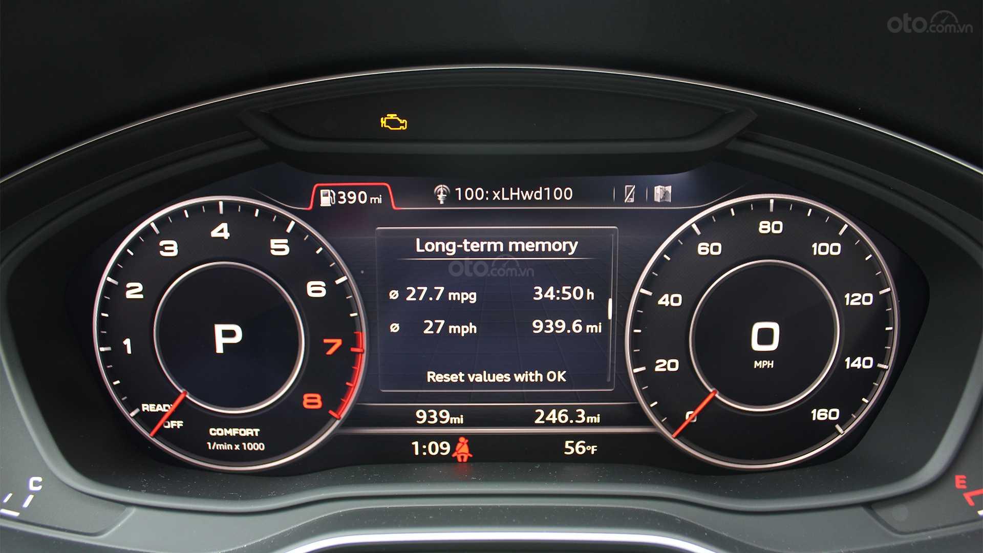 Đánh giá xe Audi A5 2019 - đồng hồ lái